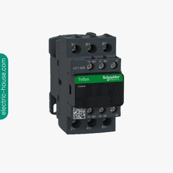 SCHNEIDER - Tesys D Contactor, 3P(3 No), AC-3, = 440 V 12 A, 220 V AC Coil, Supplier Part Number: LC1D12M7 Qatar