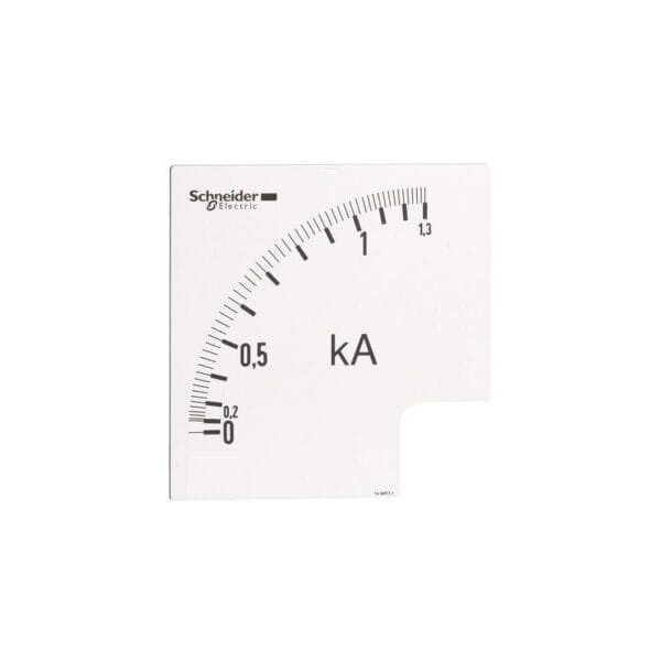 SCHNEIDER - Ammeter Dial Powerlogic, 1.3 In, Ratio 2500/5A, Supplier Part Number: 16088 Qatar