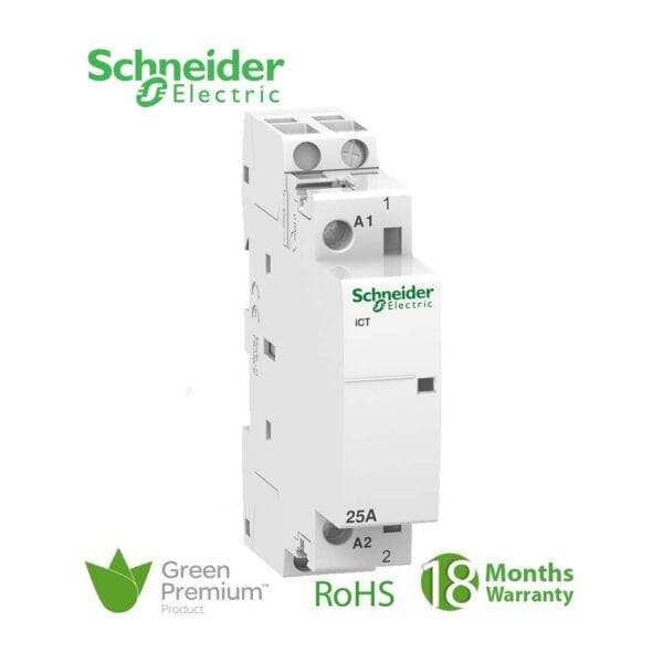 SCHNEIDER - Contactor 25A 1No 220/240 V AC 50Hz Ict, Supplier Part Number: A9C20631 Qatar