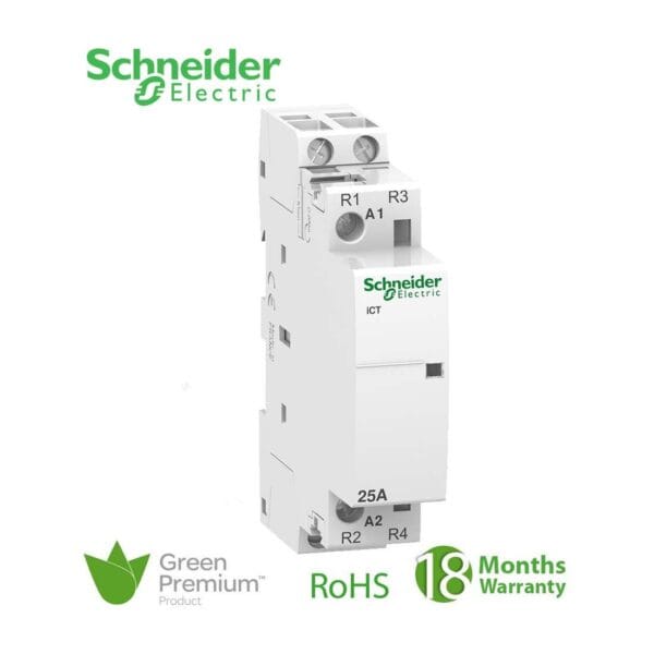 SCHNEIDER - Contactor 25A 2Nc 220/240 V AC 60Hz Ict, Supplier Part Number: A9C20636 Qatar