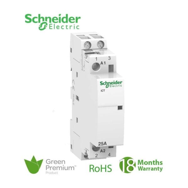 SCHNEIDER - Contactor 25A 2No 230/240 V AC 50Hz Ict, Supplier Part Number: A9C20732 Qatar