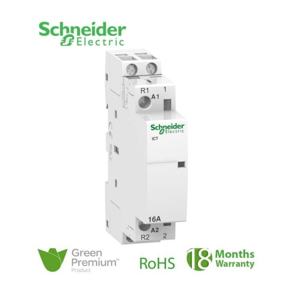 SCHNEIDER - Contactor 16A 1No 1Nc 220/240 V AC 60Hz Ict, Supplier Part Number: A9C22615 Qatar