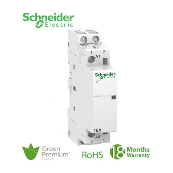SCHNEIDER - Contactor 16A 2No 230/240 V AC 50Hz Ict, Supplier Part Number: A9C22712 Qatar
