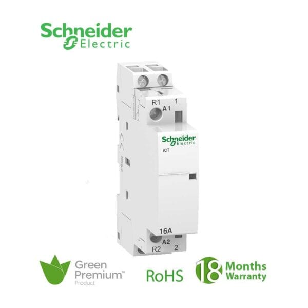 SCHNEIDER - Contactor 16A 1No 1Nc 230/240 V AC 50Hz Ict, Supplier Part Number: A9C22715 Qatar