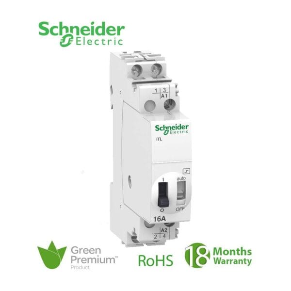 SCHNEIDER - Impulse Relay 16A 2No 2V AC 50-60Hz 6V DC ITL, Supplier Part Number: A9C30012 Qatar