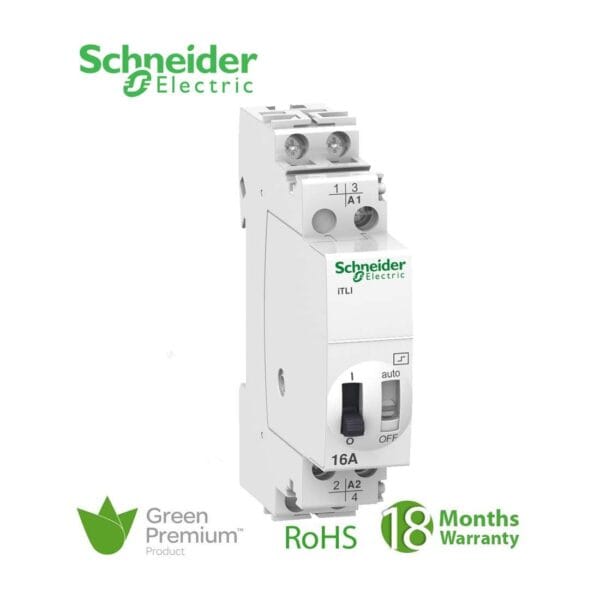 SCHNEIDER - Impulse Relay 16A 1No 1Nc 48V AC 50-60Hz 24 V DC ITLi, Supplier Part Number: A9C30215 Qatar