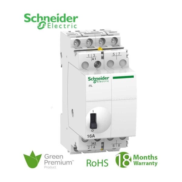 SCHNEIDER - Impulse Relay 16A 4 Pole 230 V AC/110V DC ITL, Supplier Part Number: A9C30814 Qatar