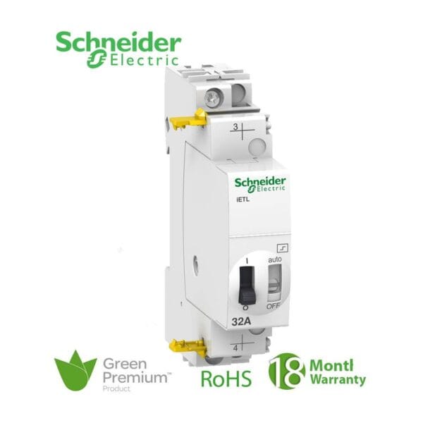 SCHNEIDER - Extension For Imp. Relay 32A 1No 230 V AC 50-60Hz 110V DC Ietl, Supplier Part Number: A9C32836 Qatar