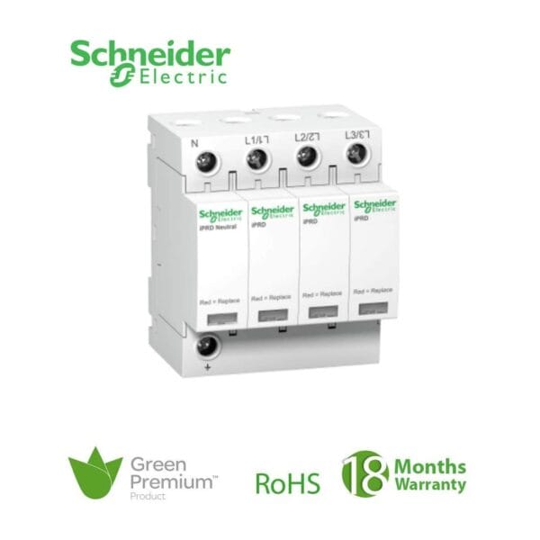SCHNEIDER - iPRD40r Modular Surge Arrester - 3P + N - 350V - With Remote Transfert, Supplier Part Number: A9L40601 Qatar
