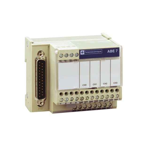 SCHNEIDER - Connection Sub-Base Abe7, For Distribution Of 4 Analog Channels Protected, Supplier Part Number: ABE7CPA410 Qatar