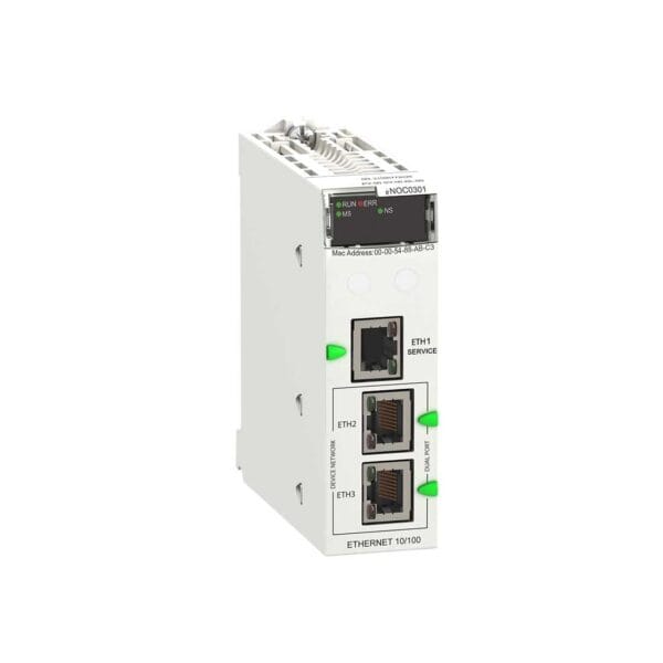 SCHNEIDER - Ethernet Module M580, 3-Port Ethernet Communication, Supplier Part Number: BMENOC0301 Qatar