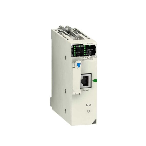 SCHNEIDER - Ethernet Module M340, Flash Memory Card, 1 x RJ45 10/100, Supplier Part Number: BMXNOE0100 Qatar