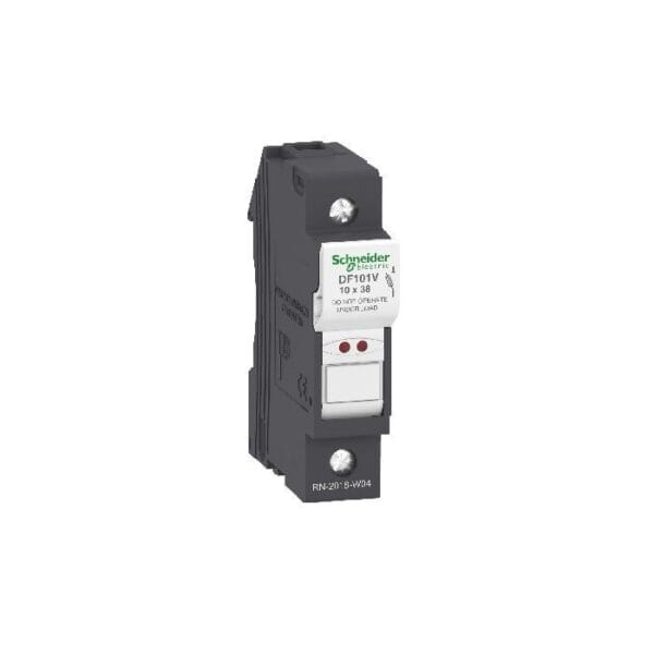 SCHNEIDER - Fuse Carrier Tesys Df, 1P 32A, Fuse Size 10x38mm, Blown Fuse Indicator, Supplier Part Number: DF101V Qatar