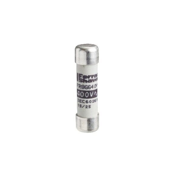 SCHNEIDER - NFC Cartridge Fuses, Tesys Gs, Cylindrical 10mm x 38mm, Fuse Type Gg, 500 V AC, 4 A, Supplier Part Number: DF2CN04 Qatar