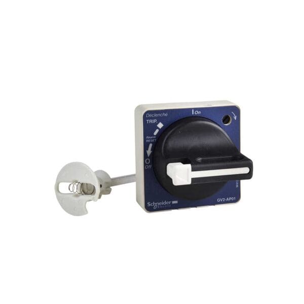 SCHNEIDER - Extended Rotary Handle Kit, Tesys GV2, IP54, Black Handle, With Trip Indication, For GV2L-GV2P, Supplier Part Number: GV2AP01 Qatar