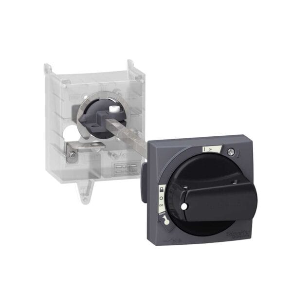 SCHNEIDER - Extended Rotary Handle Kit, Tesys GV3, IP54, Black Handle, Without Trip Indication, For GV3L-GV3P, Supplier Part Number: GV3APK01 Qatar