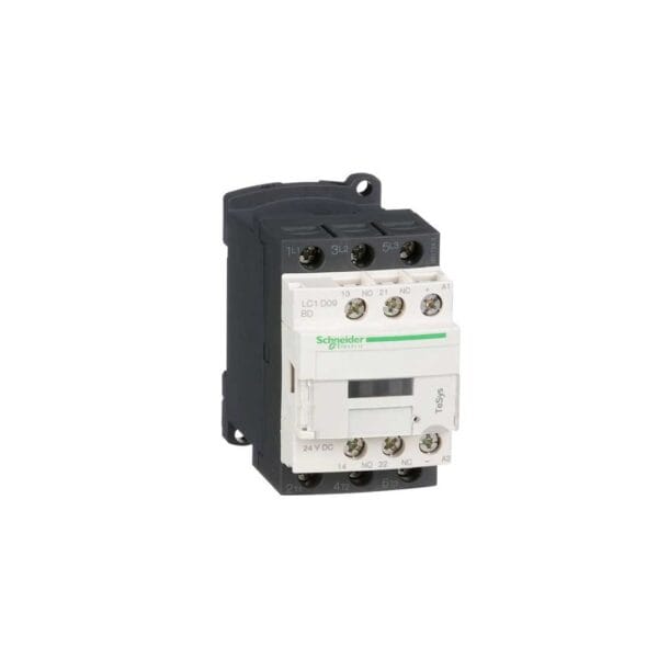 SCHNEIDER - Contactor 9A 24V DC 1No + 1Nc, Supplier Part Number: LC1D09BD Qatar