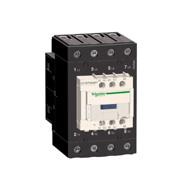 SCHNEIDER - Contactor 60A 4P Ac1 220V 50/60, Supplier Part Number: LC1DT60AM7 Qatar