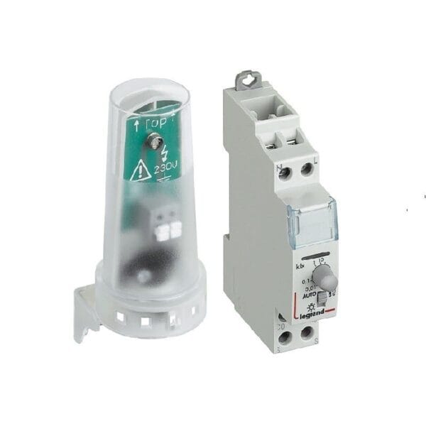 LEGRAND - Light Sensitive Switch, Standard, Output 16A 250V~, Grey, Supplier Part Number: 412623 Qatar
