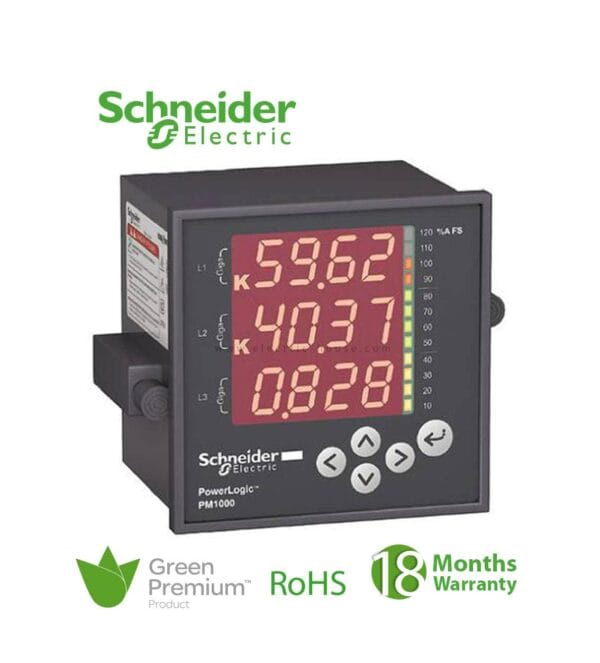 SCHNEIDER - Pm1200 Power Meter With Energy And Demand, With Communication, Supplier Part Number: METSEPM1200 Qatar