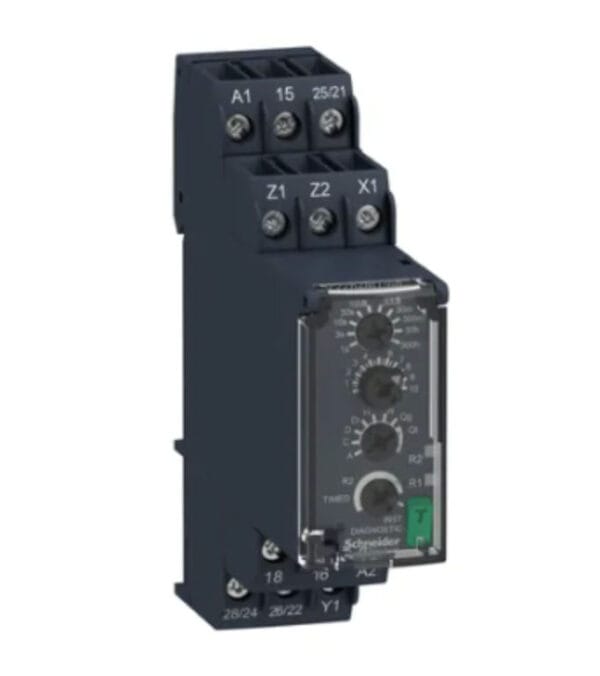 SCHNEIDER - Modular timing relay, 8 A, 2 CO, 0.05s?300h, multifunction, 24...240 V AC/DC, Supplier Part Number: RE22R2MYMR Qatar