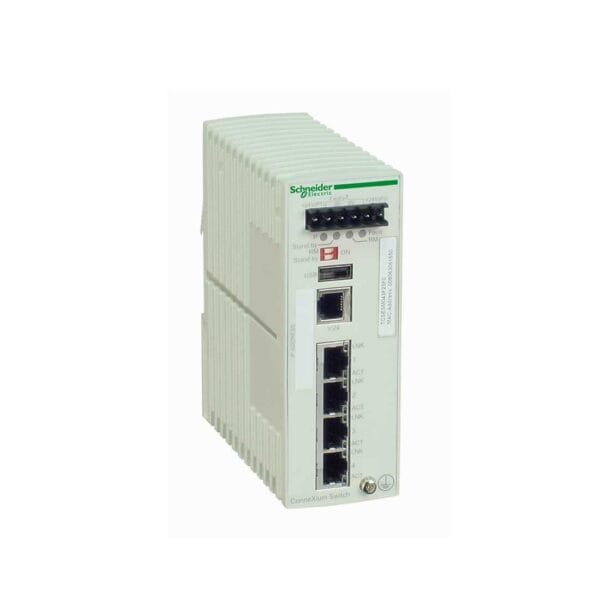 SCHNEIDER - Ethernet TCP/IPManaged Switch, Connexium, 4 Ports For Copper, Supplier Part Number: TCSESM043F23F0 Qatar