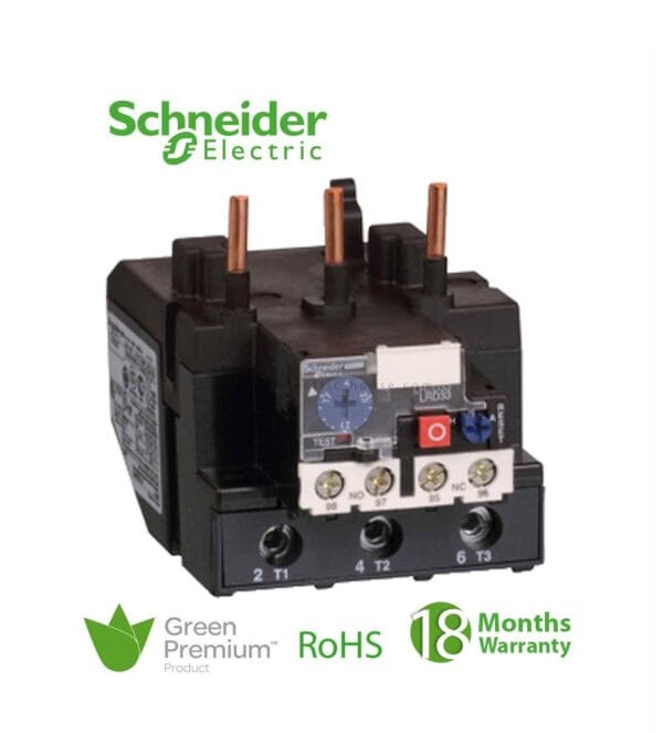SCHNEIDER - Tesys LRD Thermal Overload Relays, 63-80 A, Class 10A, Supplier Part Number: LRD3363 Qatar