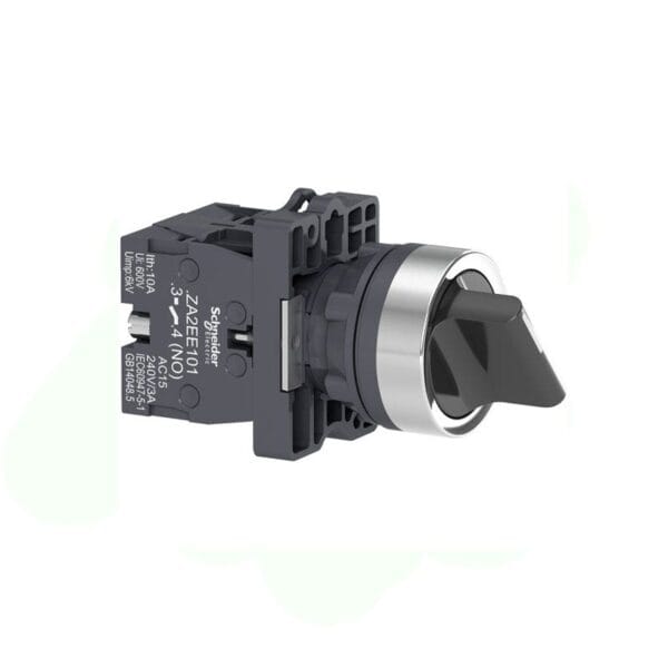 SCHNEIDER - Selector Switch Short Handle 3-Pos Stay Put 2No,, Supplier Part Number: XA2ED33 Qatar