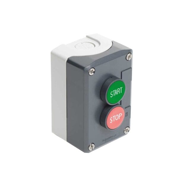 SCHNEIDER - Dark Grey Station, Green Flush/Red Flush Pushbuttons ?22 Spring Return, Supplier Part Number: XALD215 Qatar