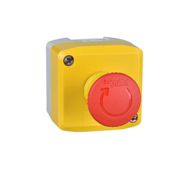 SCHNEIDER - Yellow Station, 1 Red Mushroom Head Pushbutton ?40 Turn To Release 1Nc, Supplier Part Number: XALK178 Qatar