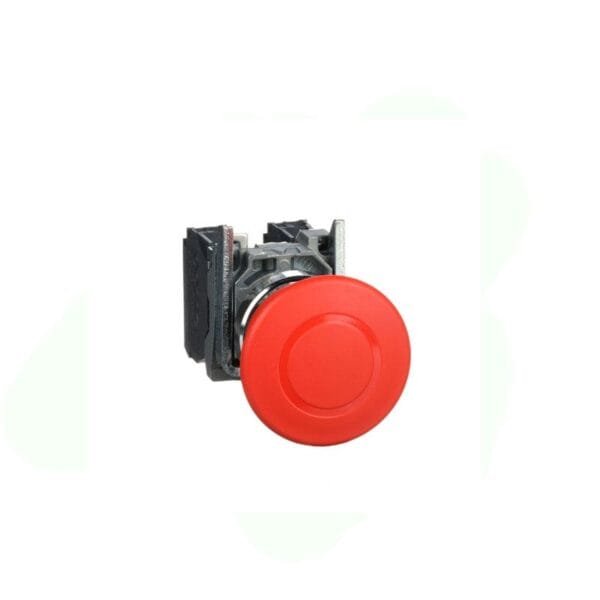 SCHNEIDER - Emergency Stop, Harmony XB4, Switching Off, Metal Red Mushroom, Trigger Latching Push-pull, 1NO + 1NC, Supplier Part Number: XB4BT845 Qatar