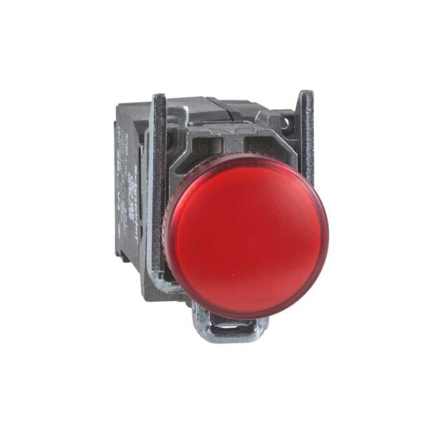SCHNEIDER - Red Complete Pilot Light ?22 Plain Lens With Ba9S Bulb 230-240V, Supplier Part Number: XB4BV44 Qatar