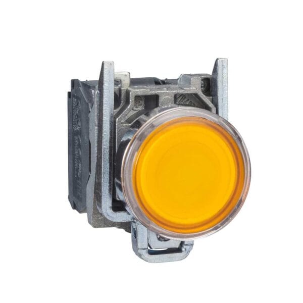 SCHNEIDER - Orange Flush Complete Illum Pushbutton ?22 Spring Return 1No + 1Nc 250V, Supplier Part Number: XB4BW3565 Qatar