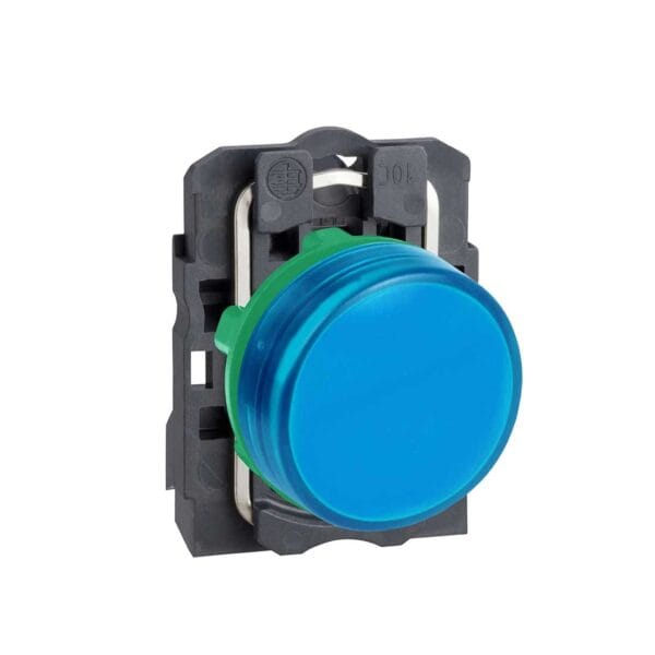 SCHNEIDER - Blue Complete Pilot Light ?22 Plain Lens For Ba9S Bulb 250V, Supplier Part Number: XB5AV66 Qatar