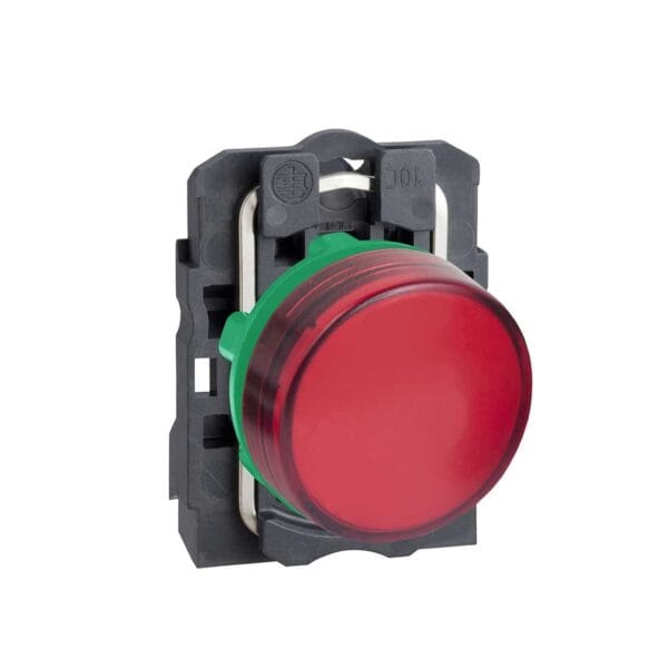 SCHNEIDER - Red Complete Pilot Light ?22 Plain Lens With Integral Led 230-240V, Supplier Part Number: XB5AVM4 Qatar