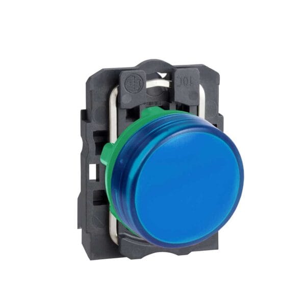 SCHNEIDER - Blue Complete Pilot Light ?22 Plain Lens With Integral Led 230-240V, Supplier Part Number: XB5AVM6 Qatar