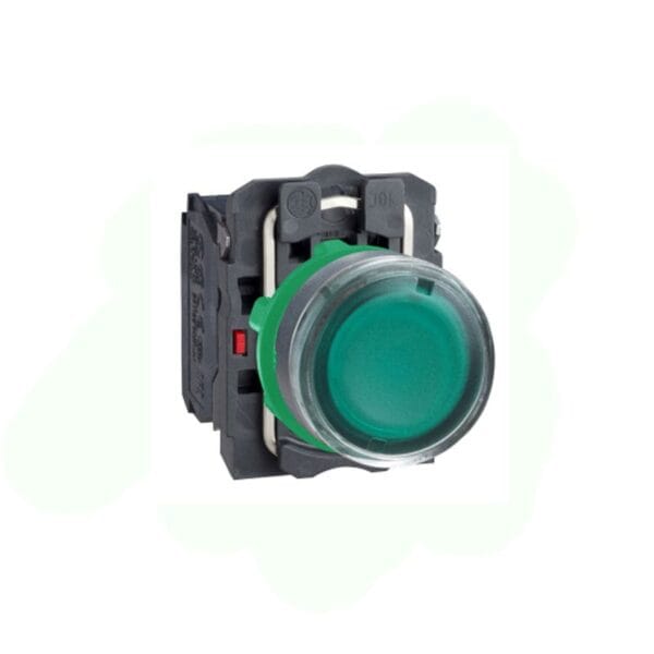 SCHNEIDER - Pusbutton Illum Spring Rtn 1No + 1NC, Green, Supplier Part Number: XB5AW3365 Qatar