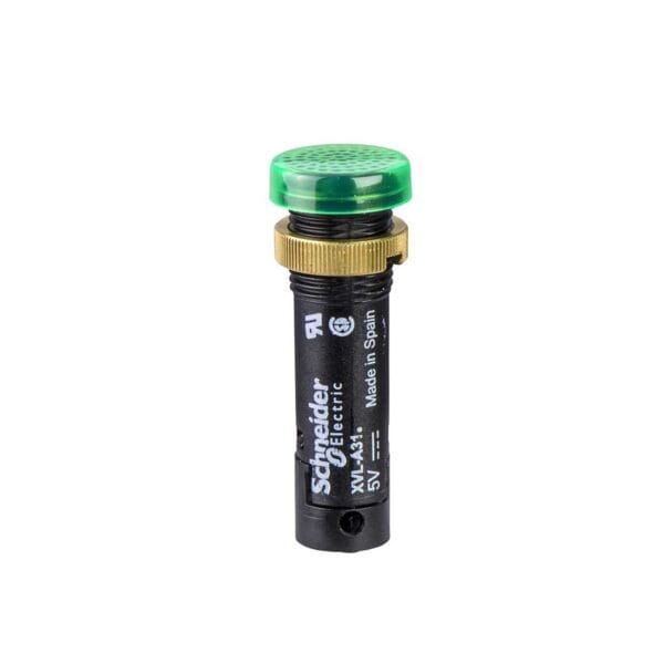 SCHNEIDER - Pilot Light ?12, IP40/Ip65, Green, Covered Led Included, 24V, Lugs, Supplier Part Number: XVLA333 Qatar