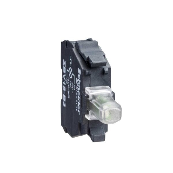 SCHNEIDER - Green Light Block For Head ?22 Integral Led 24-120V Screw Clamp Terminals, Supplier Part Number: ZBVBG3 Qatar