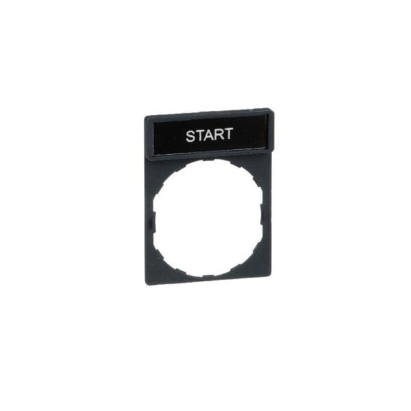 SCHNEIDER - Legend Holder 30 x 40mm With Legend 8 x 27mm With Marking Start, Supplier Part Number: ZBY2303 Qatar