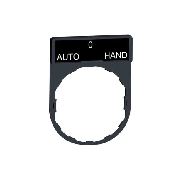 SCHNEIDER - Legend Holder 30 x 40mm With Legend 8 x 27mm With Marking Auto-O-Hand, Supplier Part Number: ZBY2385 Qatar