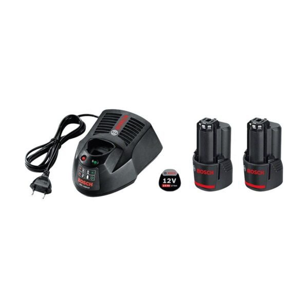 BOSCH | Professional Battery GBA + AL 1130 CV 12 V 2.5 Ah | 1600A004ZP Qatar