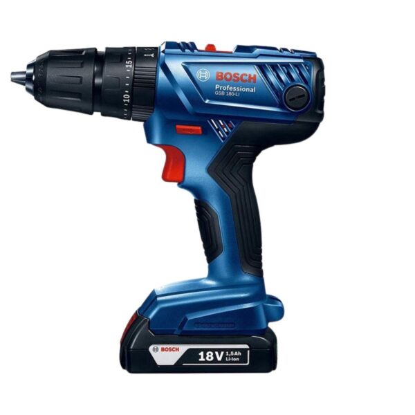 BOSCH | Professional Cordless Impact Drill 18V 2x2 AH Battery | GSB 180 LI Qatar