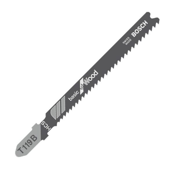 BOSCH | Professional JSB Blades Basic For Wood 2-15 mm (Straight) | T119B Qatar