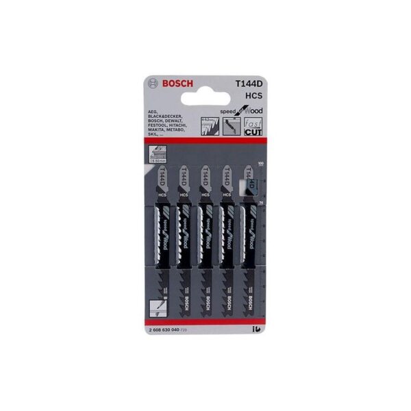 BOSCH | Professional JSB Blades Speed For Wood 5-50 mm ( Straight) | T144D Qatar