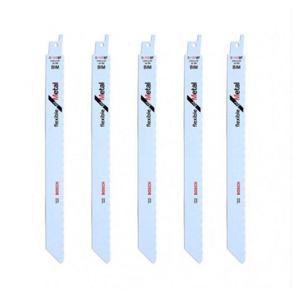 BOSCH | Professional Reciprocating Saw Blade For Metal 225 mm 5 Pcs | S1122BF Qatar