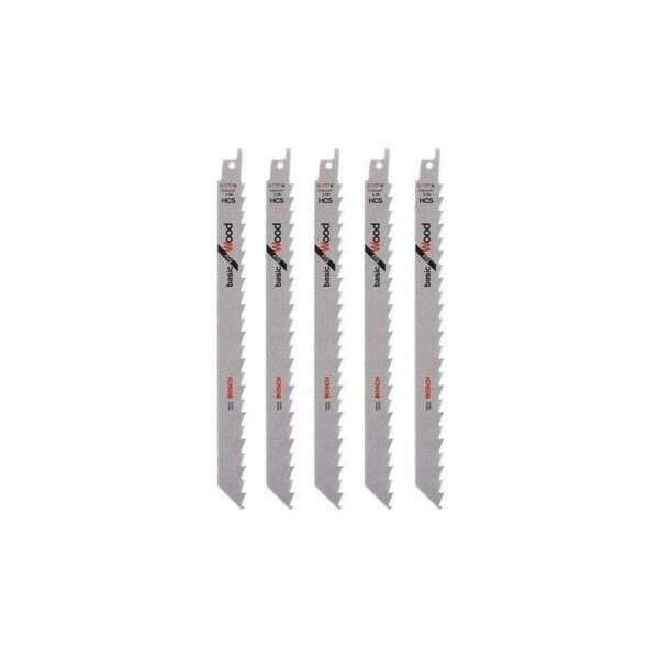 BOSCH | Professional Reciprocating Saw Blade Top For Wood 225 mm 5 Pcs | S1111K Qatar