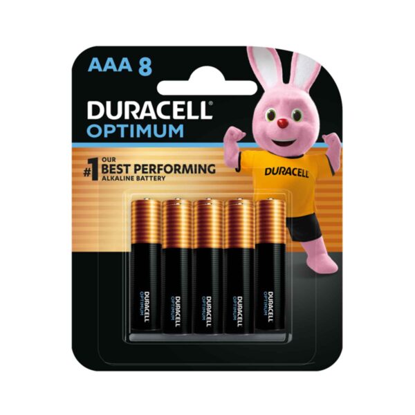 Duracell Optimum AAA Battery Multicolour Pack of 8 Qatar